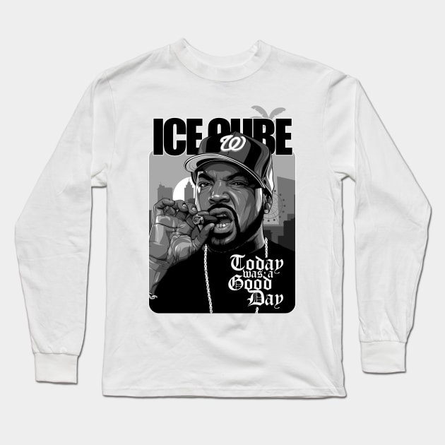 Ice Cube Long Sleeve T-Shirt by bikonatics